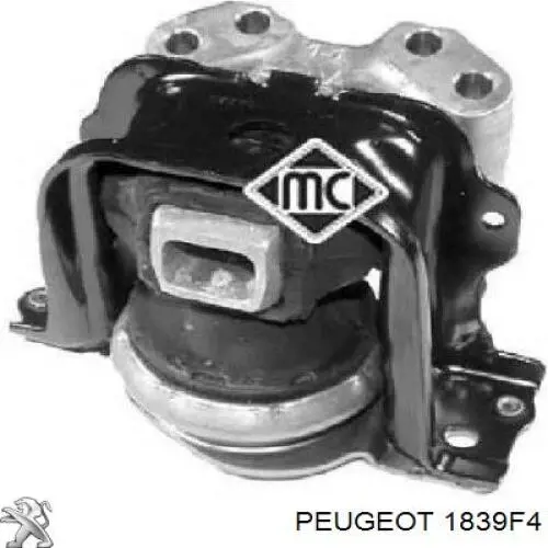 Купить 1839F4 Peugeot/Citroen Правая опора двигателя