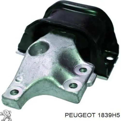 Soporte de motor derecho 1839H5 Peugeot/Citroen