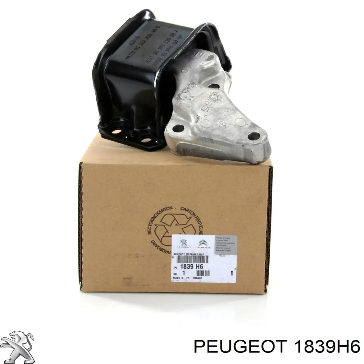 Правая подушка двигателя 1839H6 Peugeot/Citroen