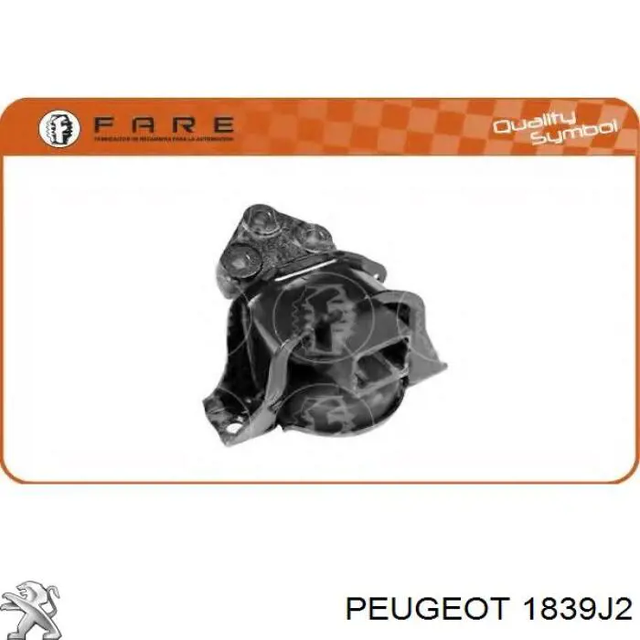 Правая подушка двигателя 1839J2 Peugeot/Citroen