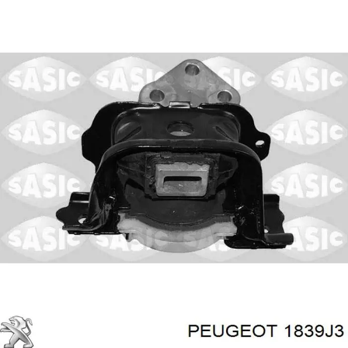 1839J3 Peugeot/Citroen coxim (suporte direito de motor)