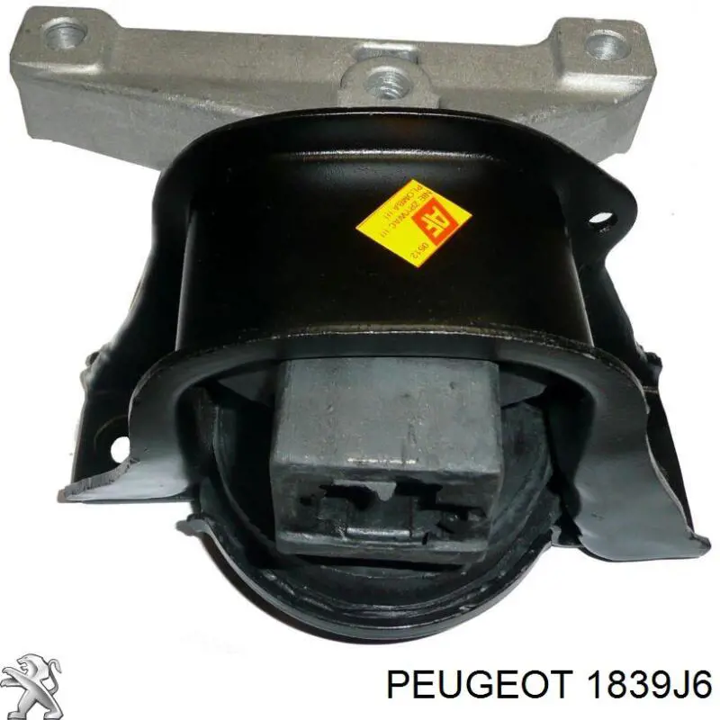 Soporte de motor derecho 1839J6 Peugeot/Citroen