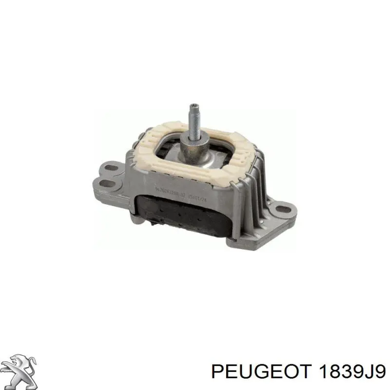 Soporte, motor, derecho inferior 1839J9 Peugeot/Citroen