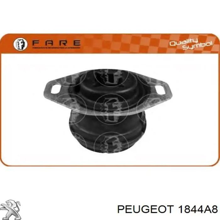 Soporte motor izquierdo 1844A8 Peugeot/Citroen