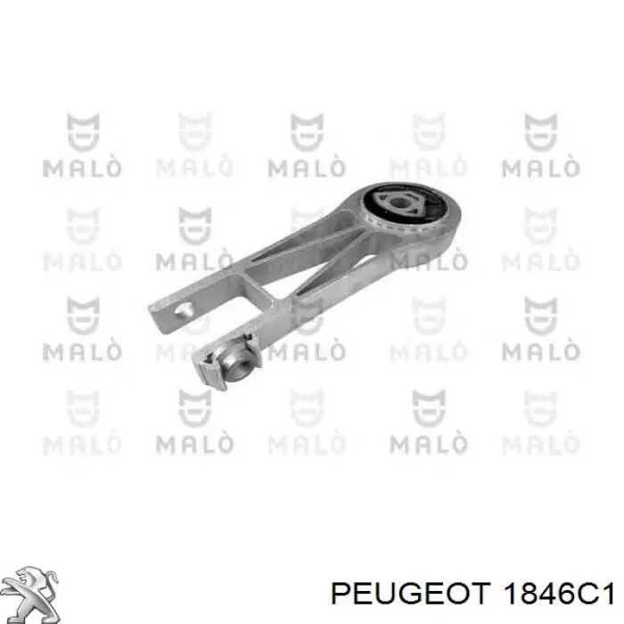 Кронштейн подушки (опоры) двигателя задней Peugeot/Citroen 1846C1 цена, от 31.17 USD