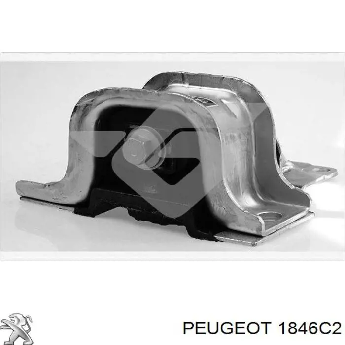 Подушка (опора) двигателя левая Peugeot/Citroen 1846C2