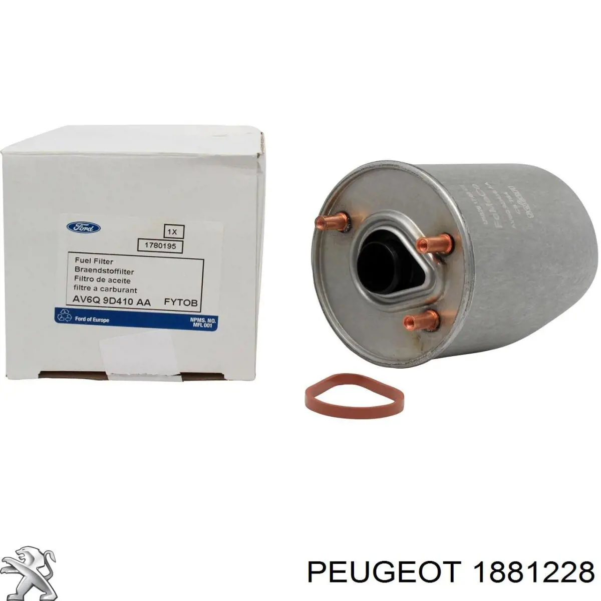 1881228 Peugeot/Citroen Датчик уровня воды топливного фильтра