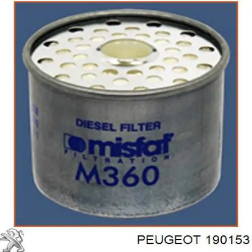 Filtro combustible 190153 Peugeot/Citroen