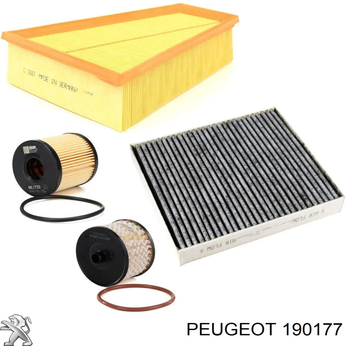 Caixa de filtro de combustível 190177 Peugeot/Citroen