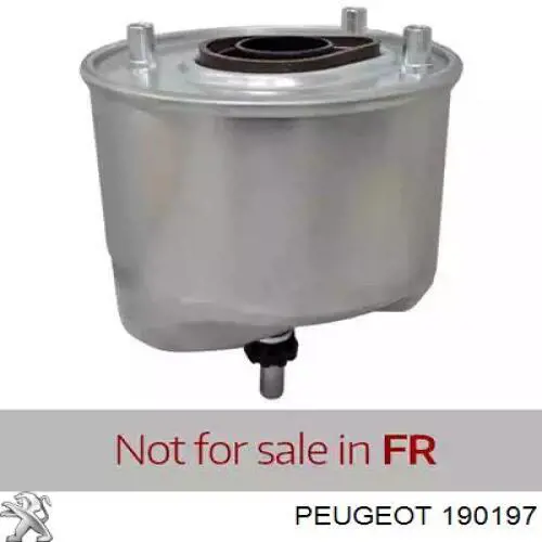 190197 Peugeot/Citroen корпус топливного фильтра
