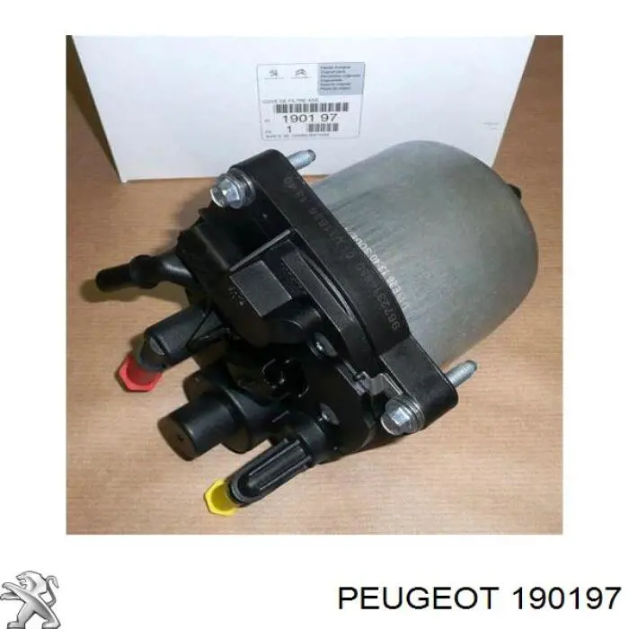 Caja, filtro de combustible 190197 Peugeot/Citroen
