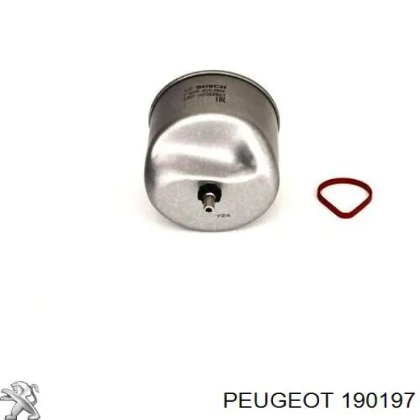 190197 Peugeot/Citroen Caixa de filtro de combustível