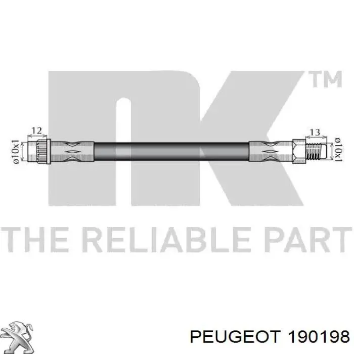 Корпус фильтра топливного Peugeot/Citroen 190198