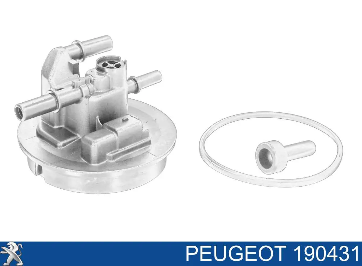 Tampa de casco de filtro de combustível para Peugeot 407 (6E)