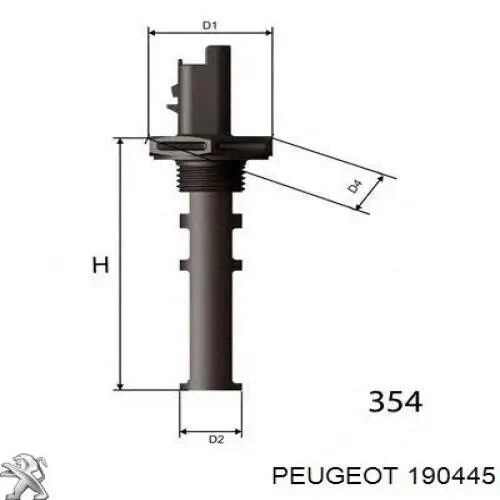 Подогреватель топлива в фильтре на Peugeot 307 3A, 3C