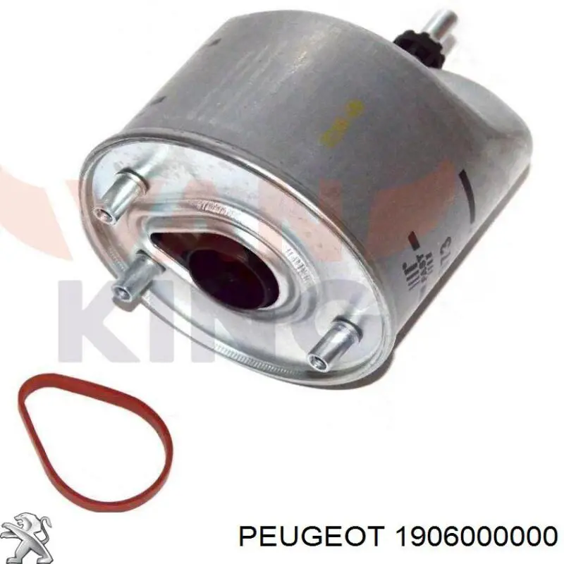 Caja, filtro de combustible 1906000000 Peugeot/Citroen