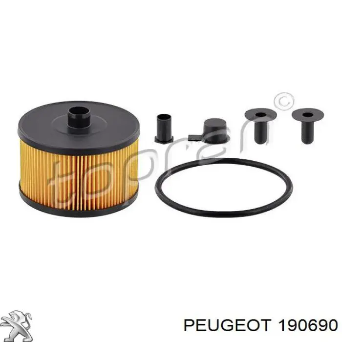 Фильтр тонкой очистки топлива Peugeot/Citroen 190690 цена, от 7.68 USD