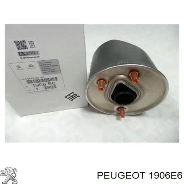 Caixa de filtro de combustível 1906E6 Peugeot/Citroen