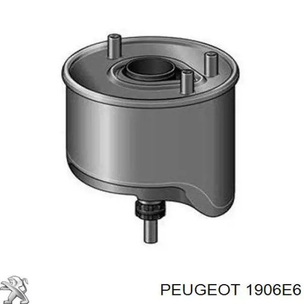 Caja, filtro de combustible 1906E6 Peugeot/Citroen