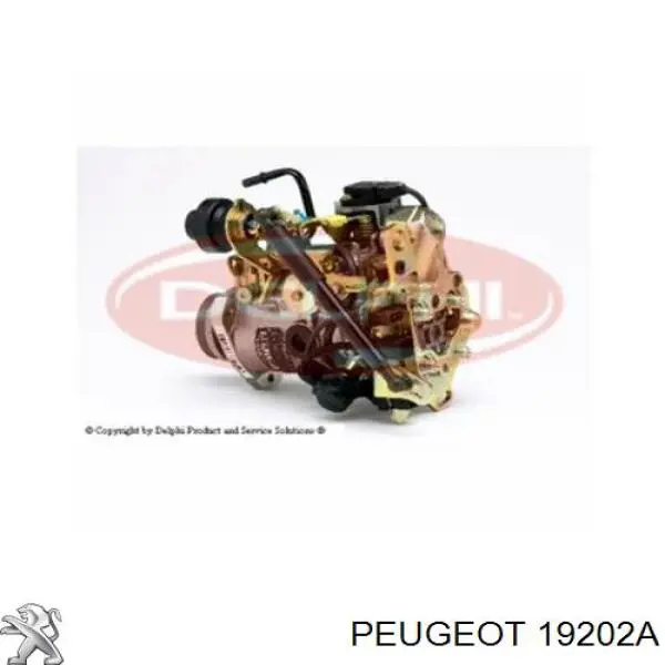 19202A Peugeot/Citroen насос топливный высокого давления (тнвд)