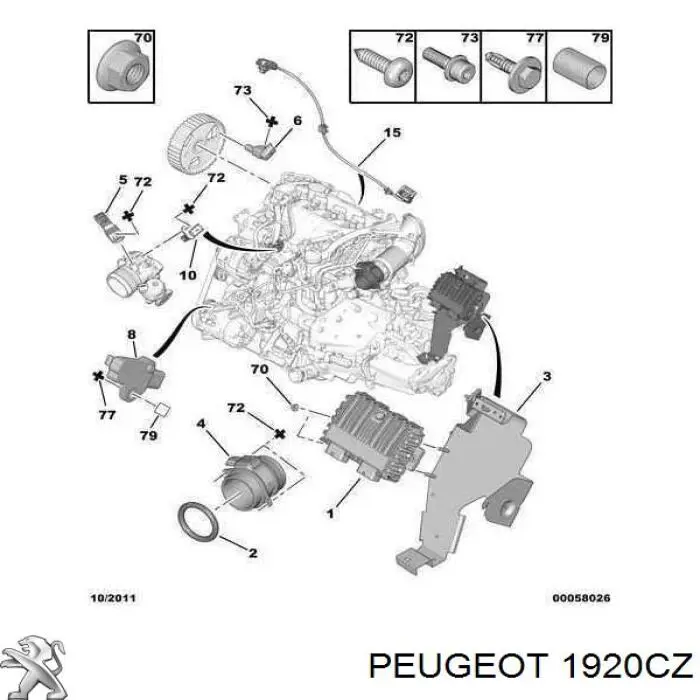 Sensor de pressão no coletor de admissão, MAP Peugeot/Citroen 1920CZ preço, a partir de 69,78 USD