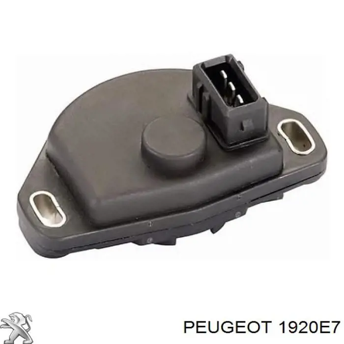 Клавиша электромеханического стояночного тормоза на Peugeot 405 I 