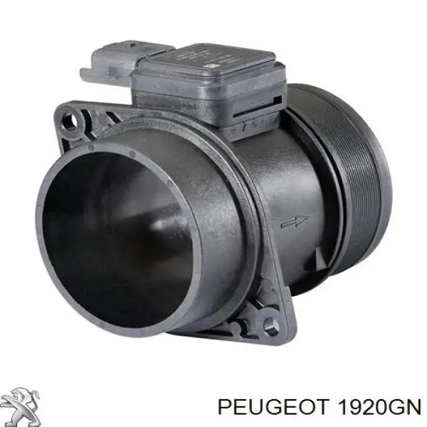 1920GN Peugeot/Citroen sensor de fluxo (consumo de ar, medidor de consumo M.A.F. - (Mass Airflow))