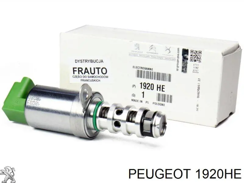  Клапан положения распредвала Peugeot/Citroen 1920HE