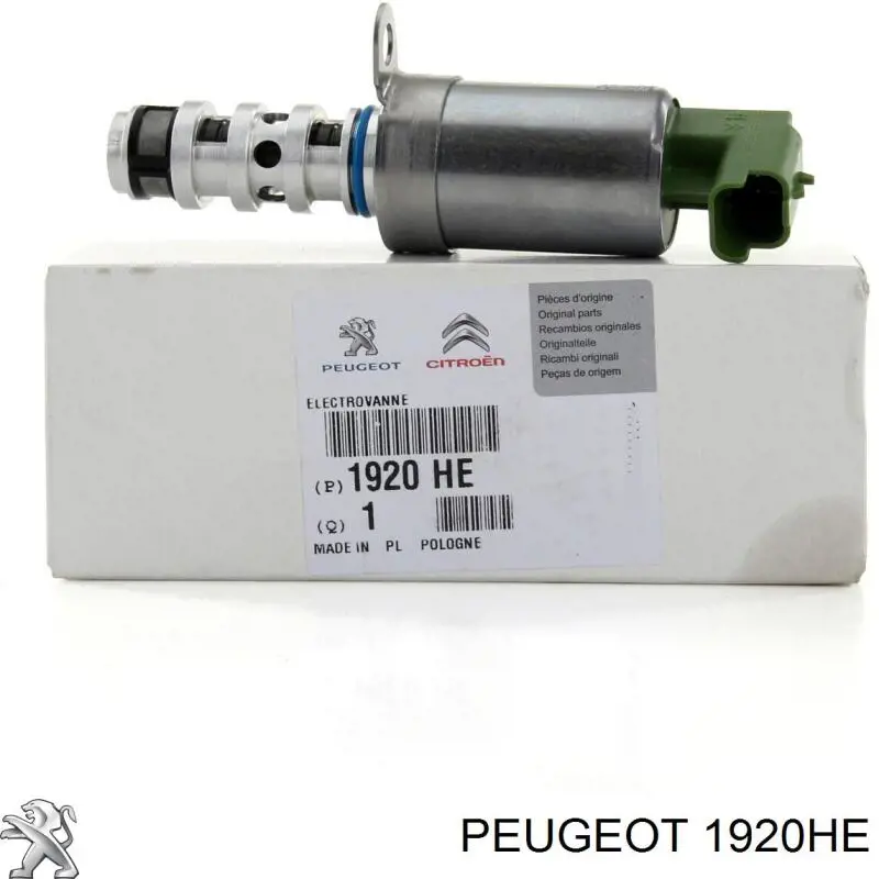 Электромагнитный клапан фазорегулятора Peugeot/Citroen 1920HE цена, от 236.19 USD