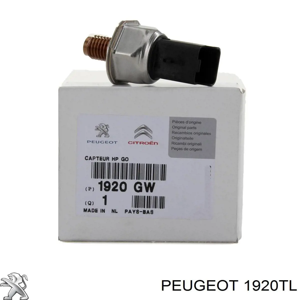 Sensor de presión de combustible 1920TL Peugeot/Citroen