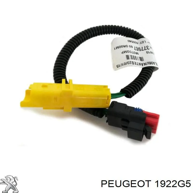 Cabo de sensor de pressão de combustível na sonda 1922G5 Peugeot/Citroen