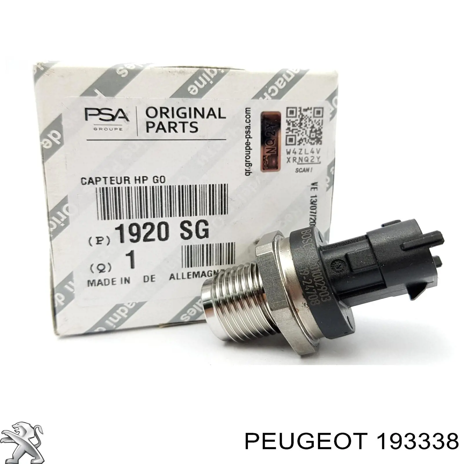Клапан регулировки давления топлива Peugeot/Citroen 193338