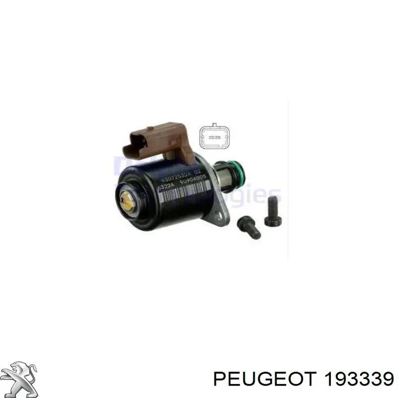 Клапан регулировки давления топлива Peugeot/Citroen 193339