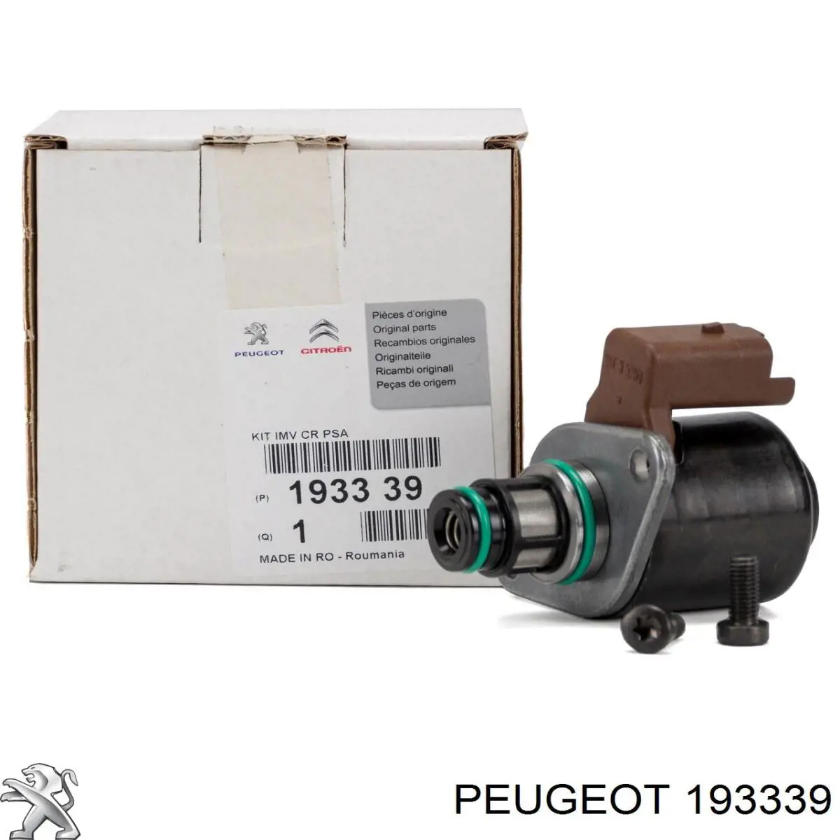 Клапан редукционный 193339 Peugeot/Citroen