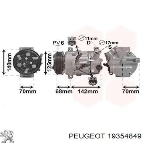  19354849 Peugeot/Citroen