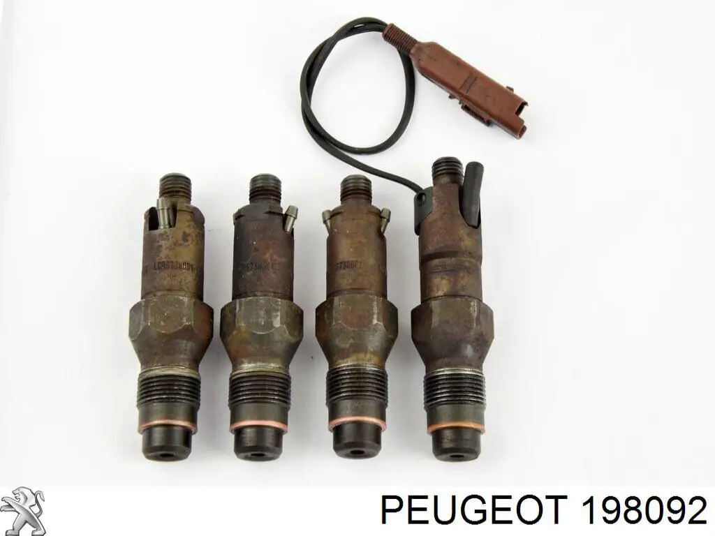 198092 PEUGEOT Pulverizador inyector original y equivalente