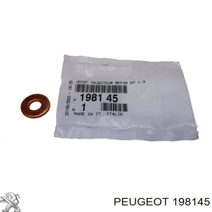 Кольцо (шайба) форсунки инжектора посадочное Peugeot/Citroen 198145