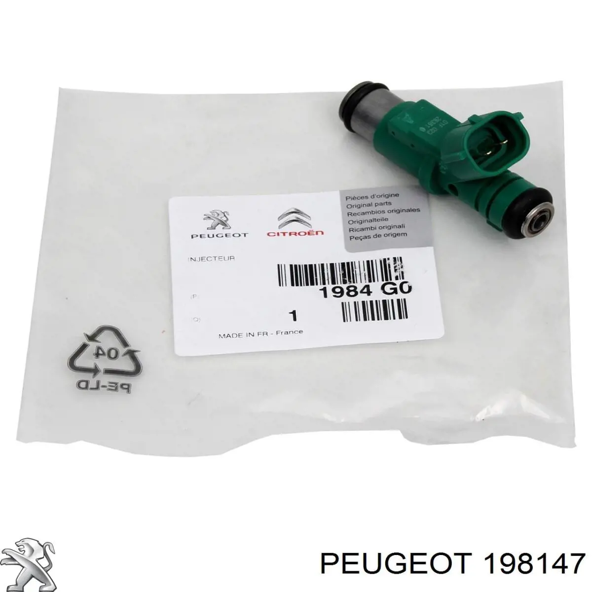 Compre 198147 Peugeot/Citroen Kit de reparação do injetor