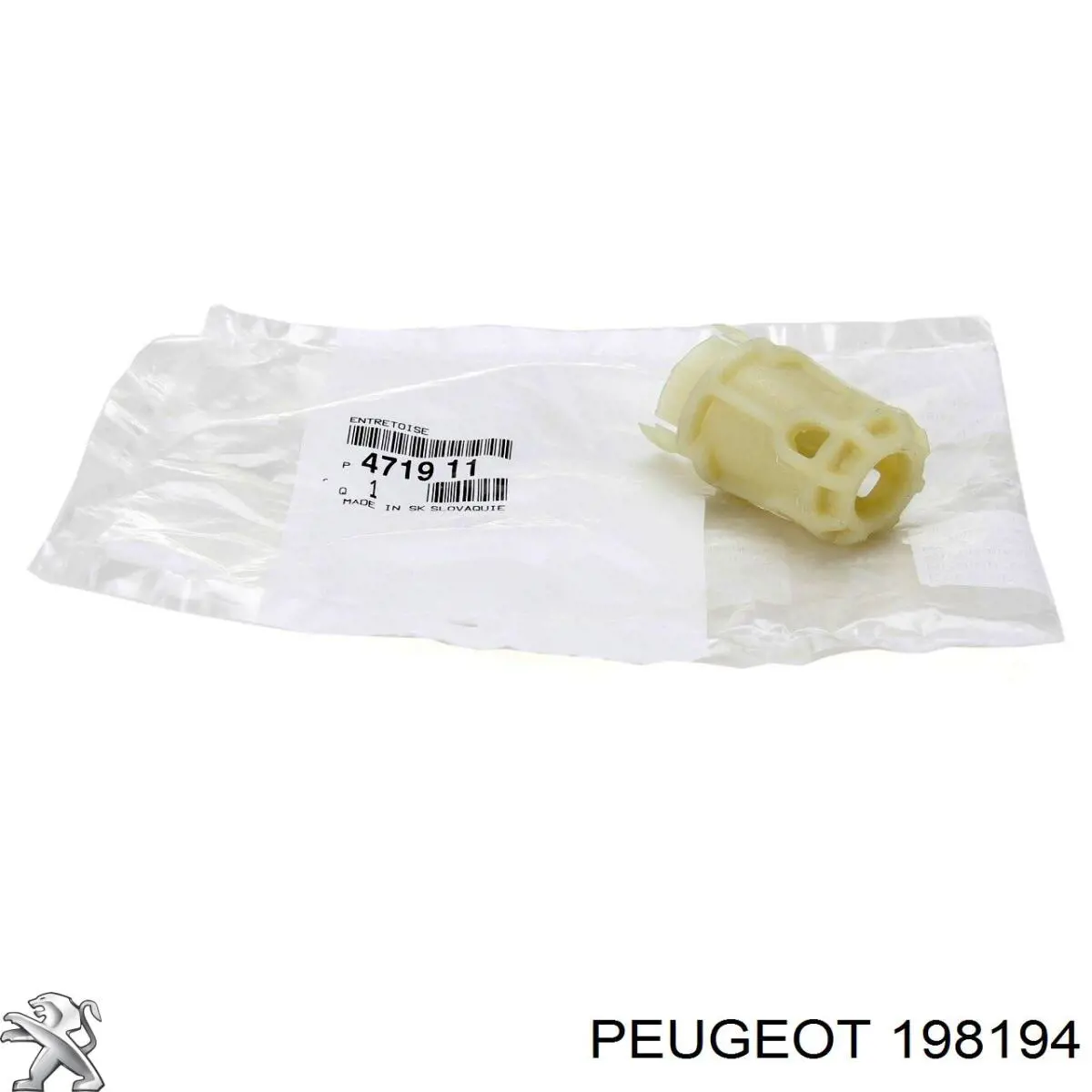 198194 Peugeot/Citroen Anel (arruela) do injetor de ajuste