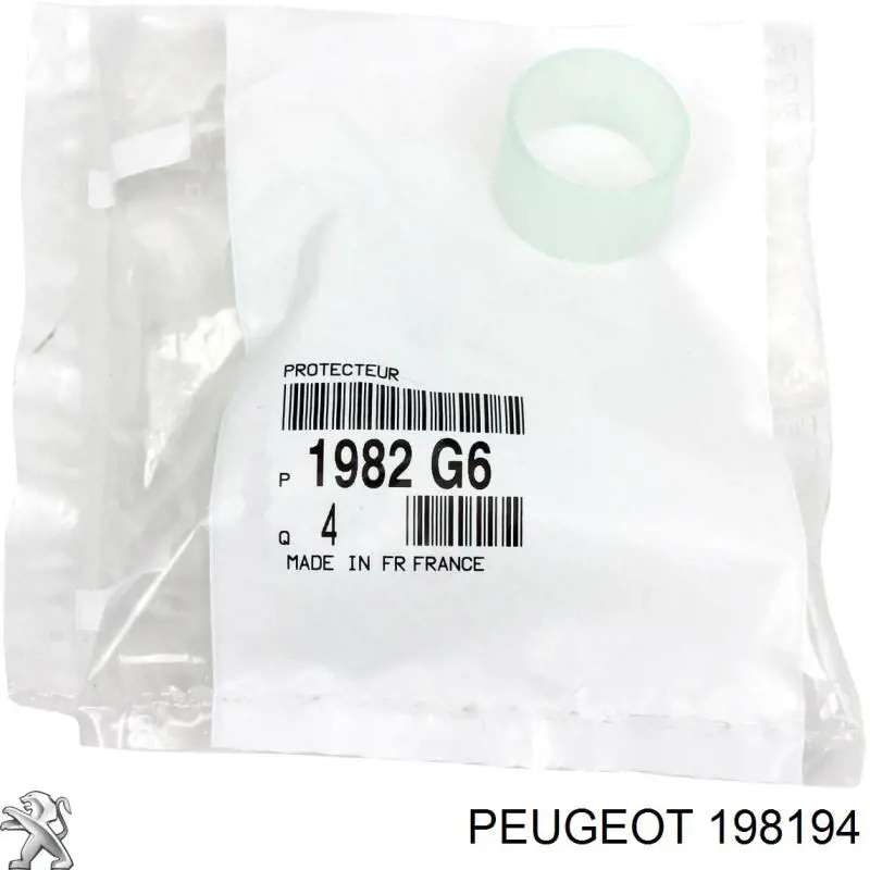 Compre 198194 Peugeot/Citroen Anel (arruela) do injetor de ajuste