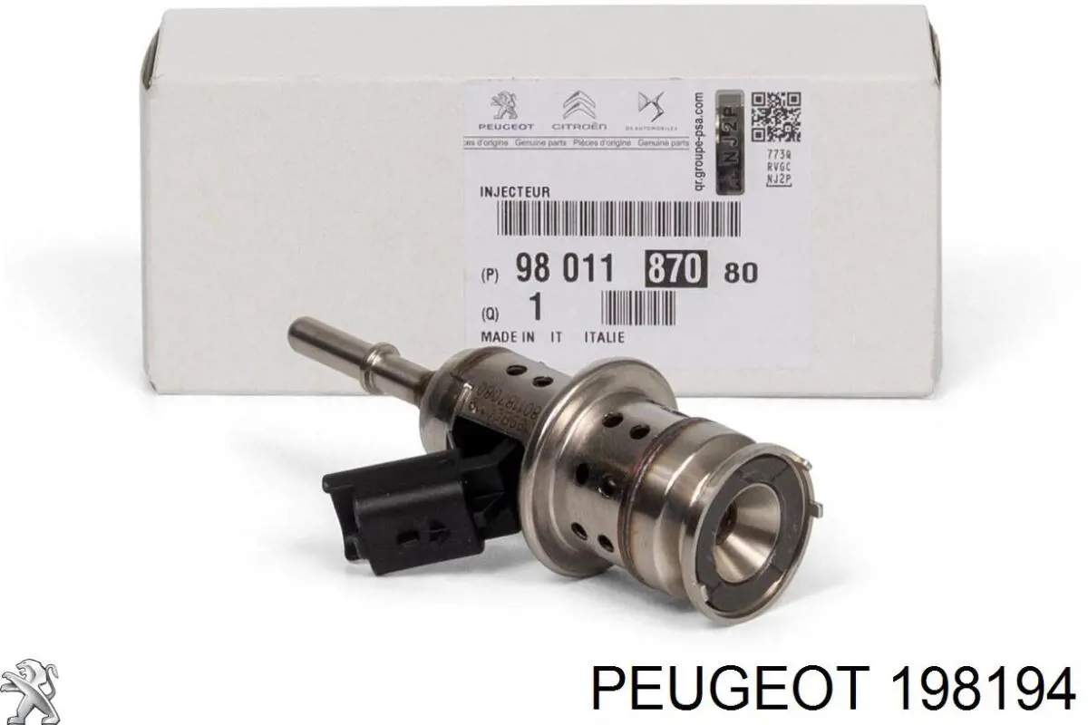 Anel (arruela) do injetor de ajuste Peugeot/Citroen 198194