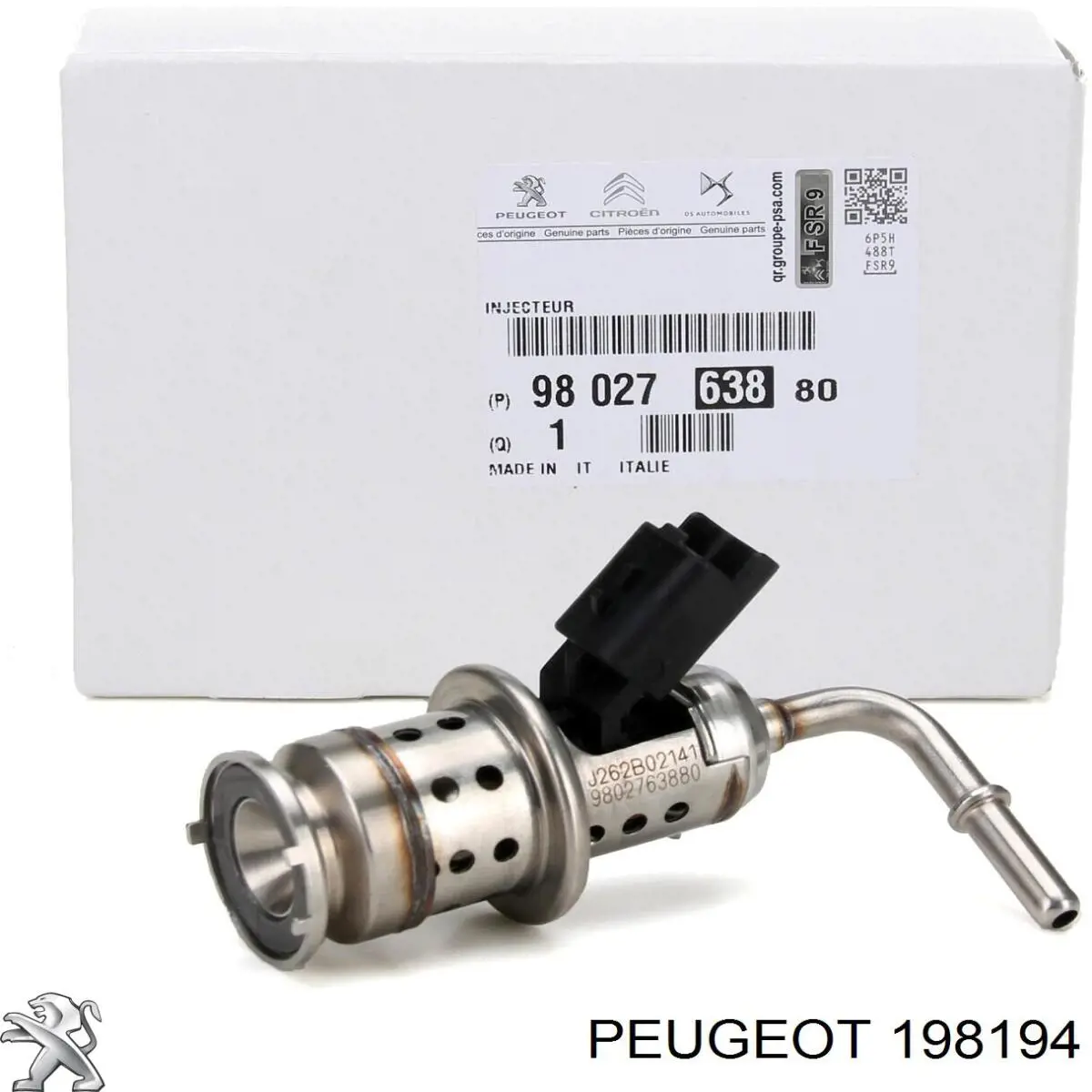 198194 Peugeot/Citroen Anel (arruela) do injetor de ajuste