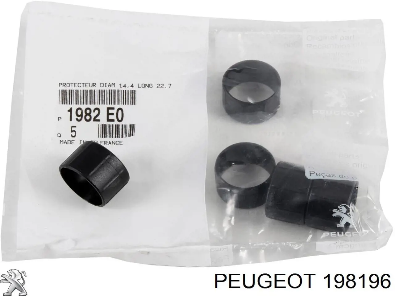 Уплотнитель форсунок Peugeot/Citroen 198196 цена, от 1.41 USD