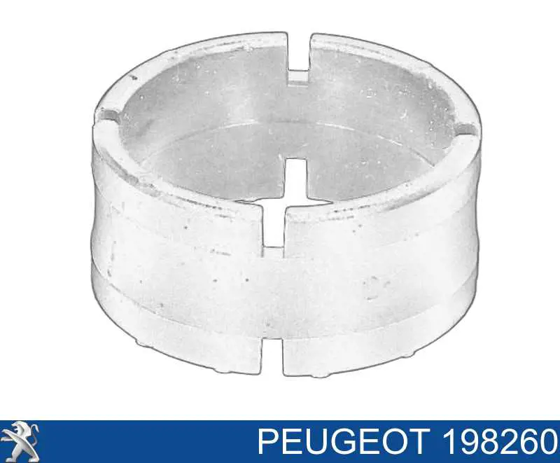198260 Peugeot/Citroen anel (arruela do injetor de ajuste)