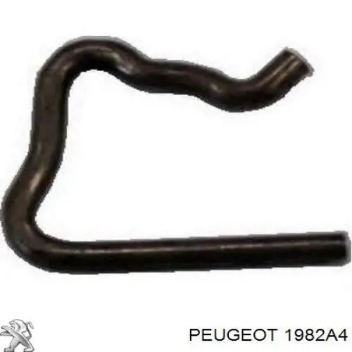 Braçadeira de fixação de tubos de retorno de injetores para Peugeot 407 (6E)