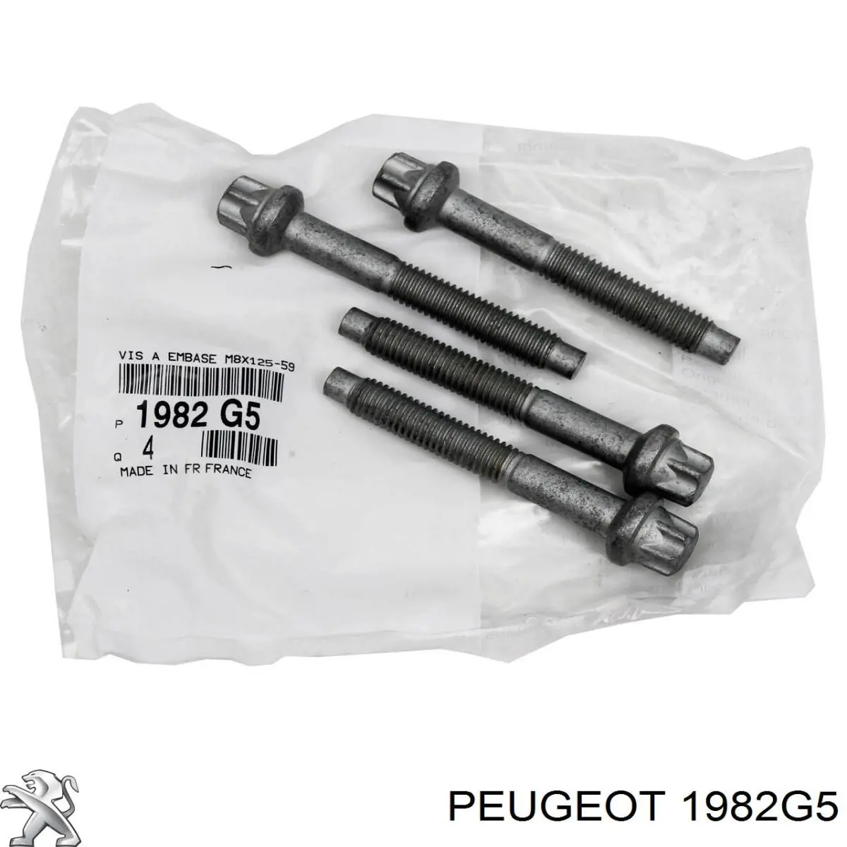 1982G5 Peugeot/Citroen parafuso de fixação do injetor