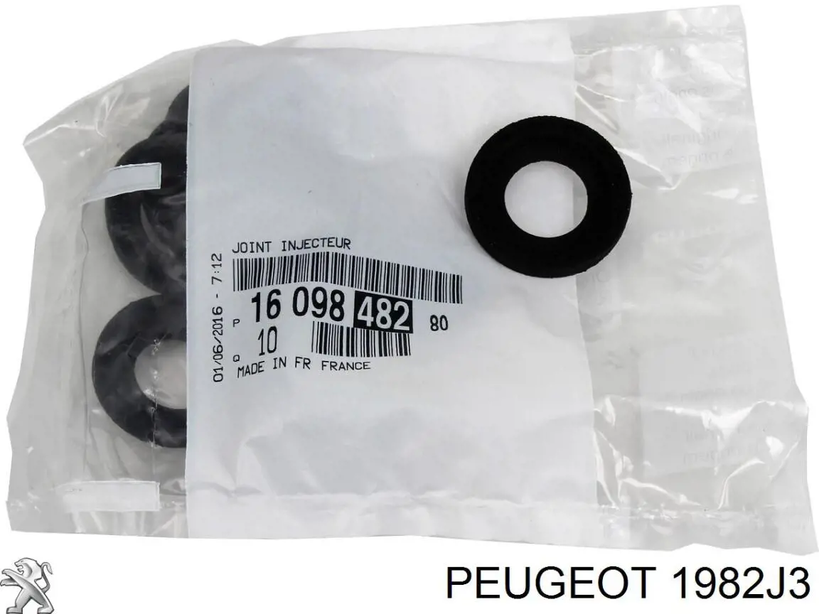 Tuerca, montaje de inyector 1982J3 Peugeot/Citroen
