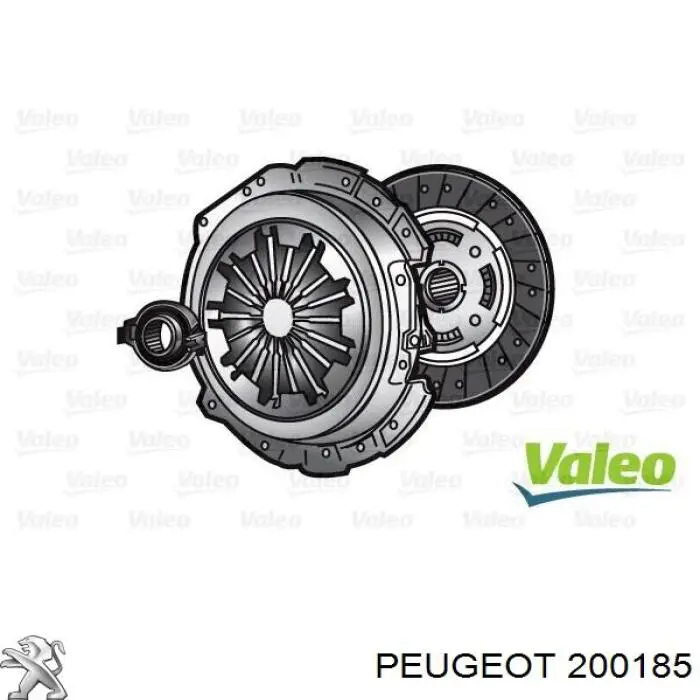200185 Peugeot/Citroen kit de embraiagem (3 peças)