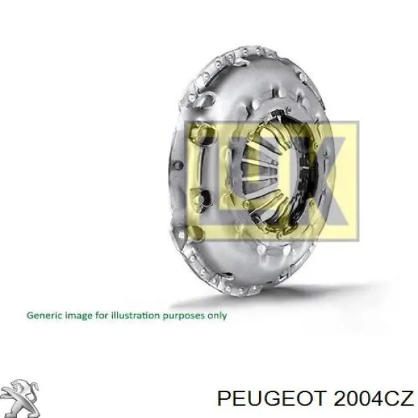Plato de presión del embrague 2004CZ Peugeot/Citroen