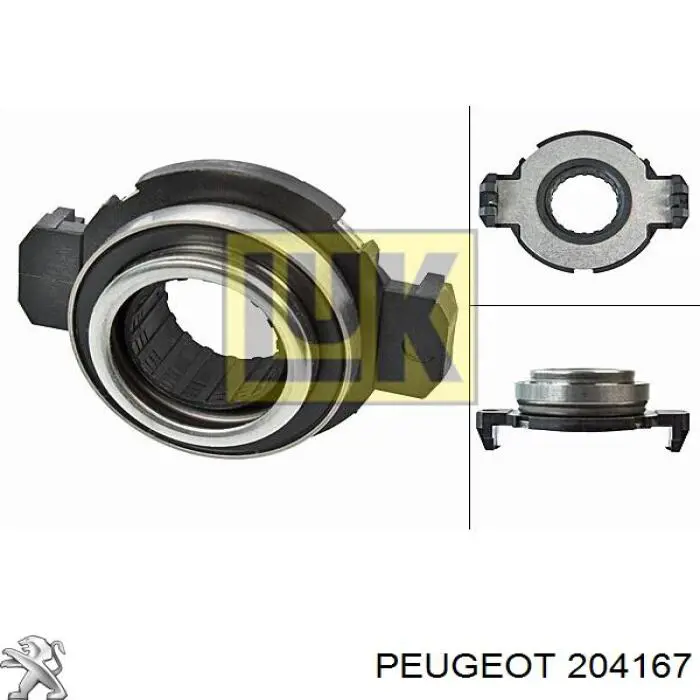 204167 Peugeot/Citroen подшипник сцепления выжимной